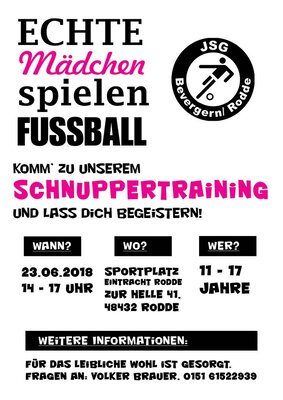 Tag des Mädchenfussballs 2018