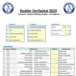 Dorfpokal Spielplan